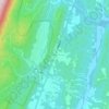 Carte topographique Omps, altitude, relief