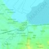 Carte topographique Juwana, altitude, relief