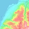 Carte topographique As Sarafand, altitude, relief