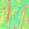 Carte topographique Dadukou, altitude, relief