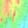 Carte topographique Melukote, altitude, relief