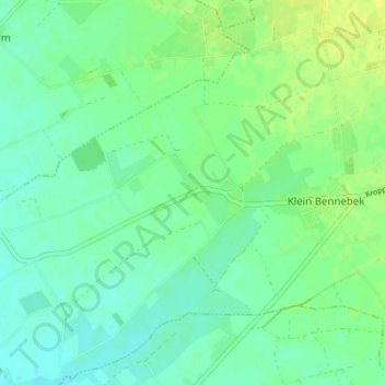 Carte topographique Potsdam, altitude, relief