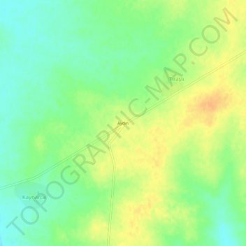 Carte topographique Aydın, altitude, relief