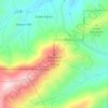 Carte topographique Davenport Mountain, altitude, relief