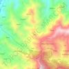 Carte topographique Kufri, altitude, relief