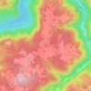 Carte topographique True, altitude, relief
