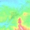 Carte topographique San Pantaleo, altitude, relief