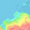 Carte topographique Crec'h An Avel, altitude, relief