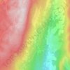 Carte topographique Les Rimets, altitude, relief
