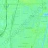 Carte topographique Cypress Harbor, altitude, relief