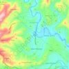 Carte topographique Salab, altitude, relief