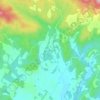 Carte topographique Trout, altitude, relief