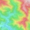 Carte topographique Les Sausses, altitude, relief