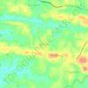 Carte topographique Vadassery, altitude, relief