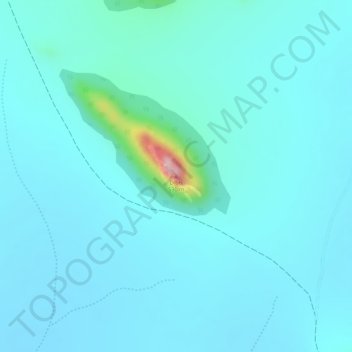 Carte topographique Dibis, altitude, relief