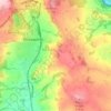 Carte topographique Breamfield, altitude, relief