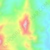 Carte topographique 于山, altitude, relief