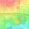 Carte topographique West Colton, altitude, relief