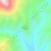 Carte topographique White Knob Mountains, altitude, relief