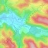 Carte topographique Le Beillard, altitude, relief