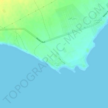 Carte topographique French Beach, altitude, relief