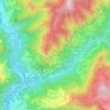 Carte topographique Pregaroldi, altitude, relief