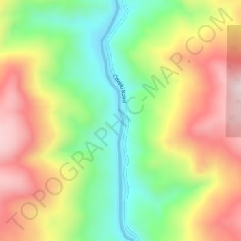 Carte topographique Tatu, altitude, relief