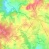 Carte topographique Le Puy d'Arthugéras, altitude, relief