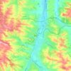 Carte topographique Auch, altitude, relief