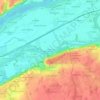 Carte topographique La Motte de Gemme, altitude, relief