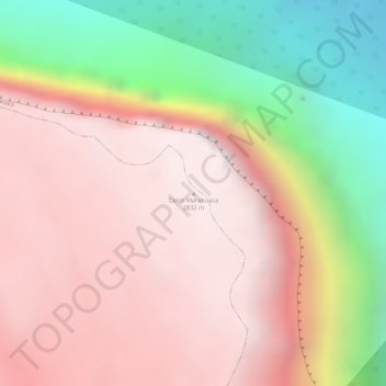 Carte topographique Cerro Marahuaca, altitude, relief