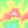 Carte topographique 察坎山, altitude, relief