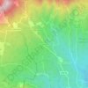 Carte topographique La Puente, altitude, relief