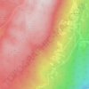 Carte topographique Coulmes sur Rieux, altitude, relief