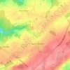 Carte topographique Les Houssales, altitude, relief