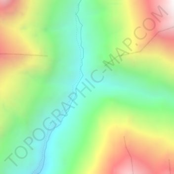 Carte topographique Samgong, altitude, relief