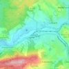Carte topographique Jabach, altitude, relief