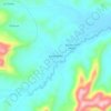 Carte topographique Junco Arriba, altitude, relief