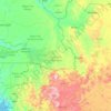 Carte topographique Région de Kédougou, altitude, relief
