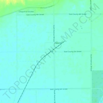 Carte topographique Roll, altitude, relief