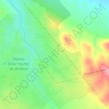 Carte topographique Las Traseras, altitude, relief