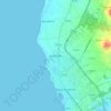 Carte topographique Aver-o-Mar, altitude, relief