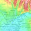Carte topographique Schweinfurt, altitude, relief
