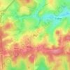 Carte topographique Ebly, altitude, relief