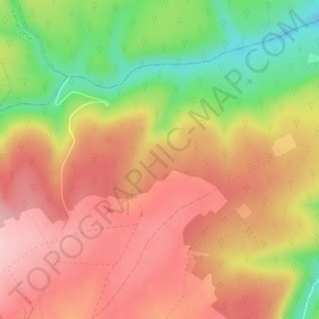 Carte topographique Bois Dit le beau Valet, altitude, relief