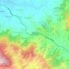 Carte topographique Itagau, altitude, relief
