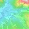 Carte topographique Les Buissons, altitude, relief