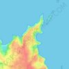 Carte topographique Port Mer, altitude, relief