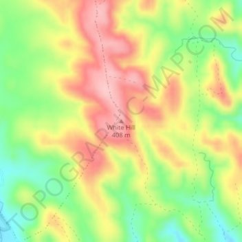 Carte topographique Mid Murray Council, altitude, relief