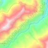 Carte topographique Collay Chico, altitude, relief
